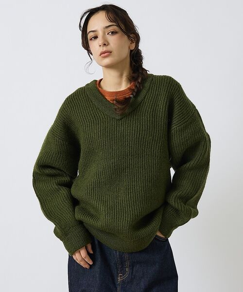 ABAHOUSE / アバハウス ニット・セーター | 【LUCEBER/ルースバー】MID G KNIT V NECK SWEATER | 詳細12