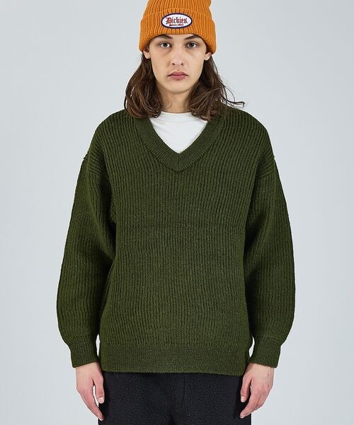 ABAHOUSE / アバハウス ニット・セーター | 【LUCEBER/ルースバー】MID G KNIT V NECK SWEATER | 詳細15