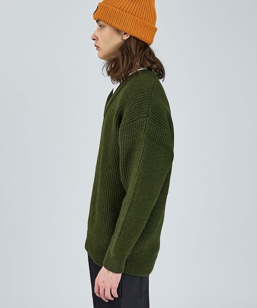 ABAHOUSE / アバハウス ニット・セーター | 【LUCEBER/ルースバー】MID G KNIT V NECK SWEATER | 詳細16