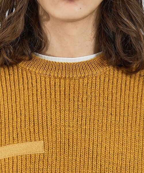 ABAHOUSE / アバハウス ニット・セーター | 【LUCEBER/ルースバー 】MIDDLE GAUGE KNIT SWEATE | 詳細10