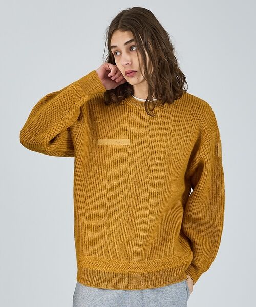 ABAHOUSE / アバハウス ニット・セーター | 【LUCEBER/ルースバー 】MIDDLE GAUGE KNIT SWEATE | 詳細6