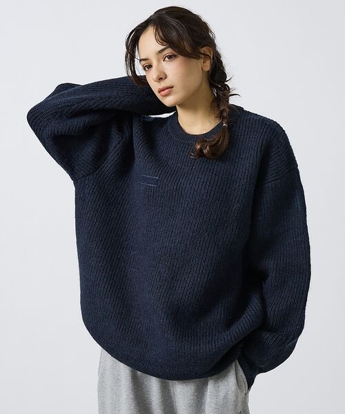 ABAHOUSE / アバハウス ニット・セーター | 【LUCEBER/ルースバー 】MIDDLE GAUGE KNIT SWEATE | 詳細18