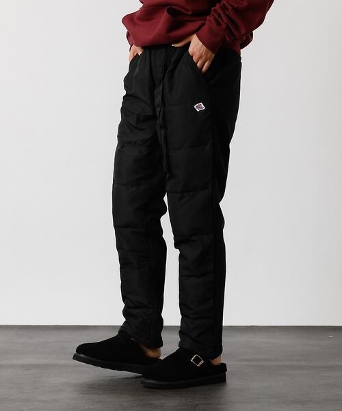 ABAHOUSE / アバハウス パンツ | 【JEMORGAN /ジェーイーモーガン】ダウン×シャギー クライミングパンツ/（ブラック）