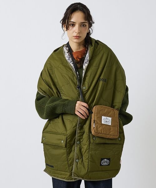 ABAHOUSE / アバハウス モバイルケース | 【POLER / ポーラー】PUFFER SHOULDER POUCH / パッ | 詳細3