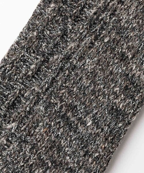 ABAHOUSE / アバハウス ソックス | 【ANONYMOUSISM/アノニマスイズム】Boucle Nep Cable | 詳細7