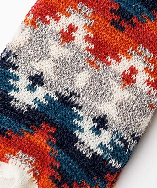 ABAHOUSE / アバハウス ソックス | 【ANONYMOUSISM/アノニマスイズム】ウィグワムJQクルー/ジャガード/ | 詳細8