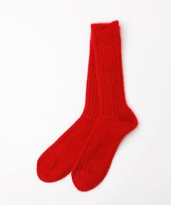ABAHOUSE / アバハウス ソックス | 【Anonymouslsm】Mohair Rib Crew/モヘア/ソックス/ユ
