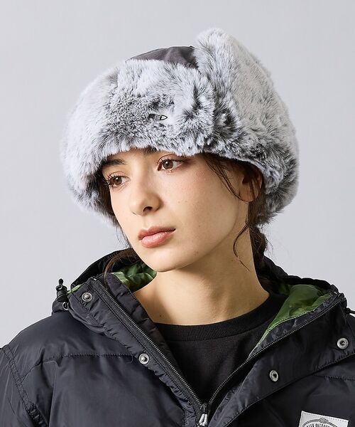 ABAHOUSE / アバハウス ハット | 【POLER / ポーラー】MILITARY FUR VISOR CAP / ミ | 詳細8