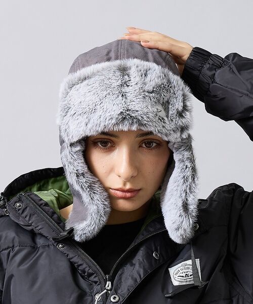 ABAHOUSE / アバハウス ハット | 【POLER / ポーラー】MILITARY FUR VISOR CAP / ミ | 詳細9
