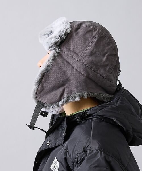 ABAHOUSE / アバハウス ハット | 【POLER / ポーラー】MILITARY FUR VISOR CAP / ミ | 詳細10
