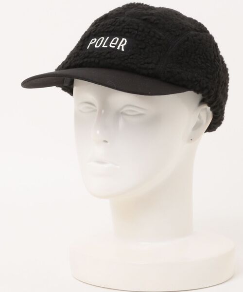 ABAHOUSE / アバハウス ハット | 【POLER / ポーラー】BOA FLEECE5P CAP / ボアフリースキ（ブラック）