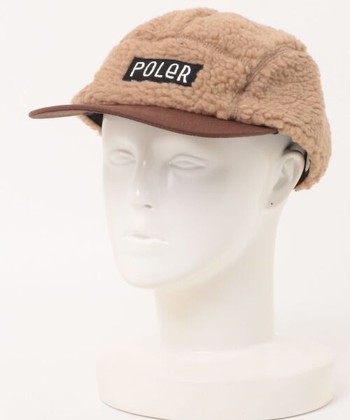 ABAHOUSE / アバハウス ハット | 【POLER / ポーラー】BOA FLEECE5P CAP / ボアフリースキ（ブラウン）
