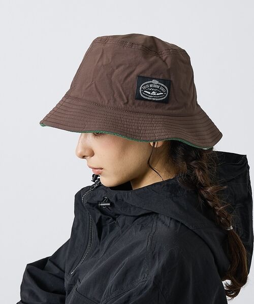 ABAHOUSE / アバハウス ハット | 【POLER / ポーラー】REV BUCKET HAT / リバーシブルバケッ（ブラウン）