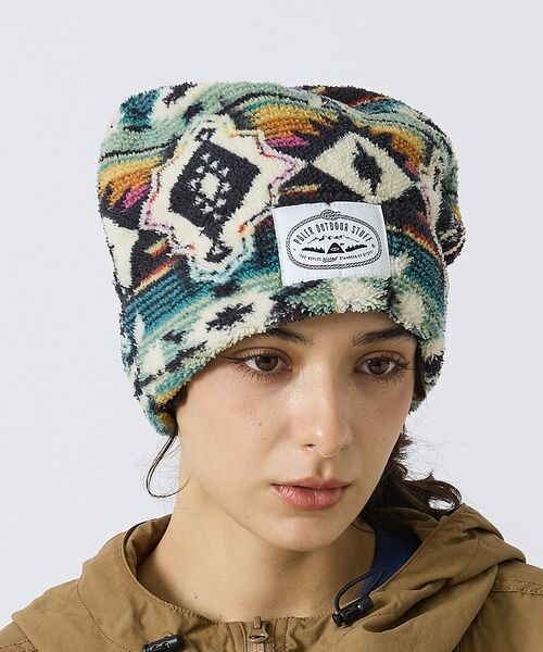 ABAHOUSE / アバハウス ハット | 【POLER / ポーラー】BOA FLEECE BEANIE / ボアフリース | 詳細1