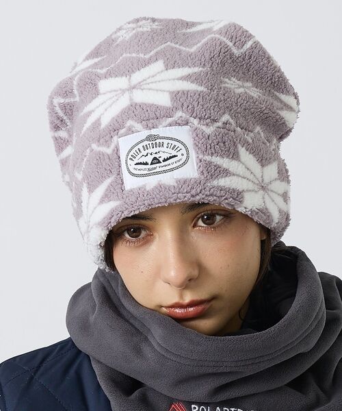 ABAHOUSE / アバハウス ハット | 【POLER / ポーラー】BOA FLEECE BEANIE / ボアフリース | 詳細6