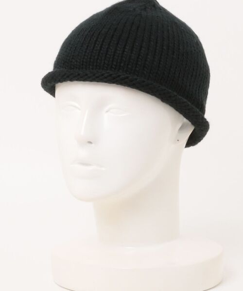 ABAHOUSE / アバハウス ハット | 【POLER / ポーラー】ROLL UP BEANIE / ロールアップビーニ（ブラック）