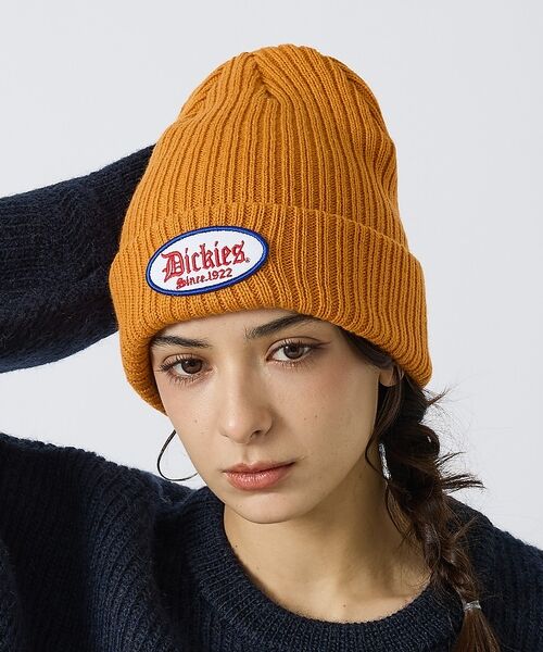 ABAHOUSE / アバハウス ハット | 【Dickies / ディッキーズ】BLOCK FONT WAPPEN WATC（オレンジ）
