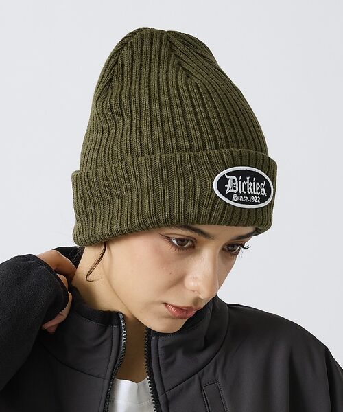 ABAHOUSE / アバハウス ハット | 【Dickies / ディッキーズ】BLOCK FONT WAPPEN WATC（カーキ）