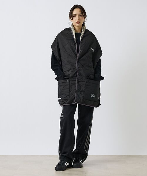 ABAHOUSE / アバハウス マフラー・ショール・スヌード・ストール | 【POLER/ポーラー】QULTED VEST MUFFLER/キルティング/ワ | 詳細1