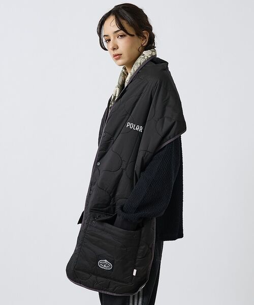 ABAHOUSE / アバハウス マフラー・ショール・スヌード・ストール | 【POLER/ポーラー】QULTED VEST MUFFLER/キルティング/ワ | 詳細3