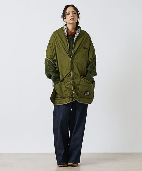 ABAHOUSE / アバハウス マフラー・ショール・スヌード・ストール | 【POLER/ポーラー】QULTED VEST MUFFLER/キルティング/ワ | 詳細13