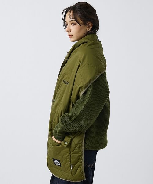 ABAHOUSE / アバハウス マフラー・ショール・スヌード・ストール | 【POLER/ポーラー】QULTED VEST MUFFLER/キルティング/ワ | 詳細15