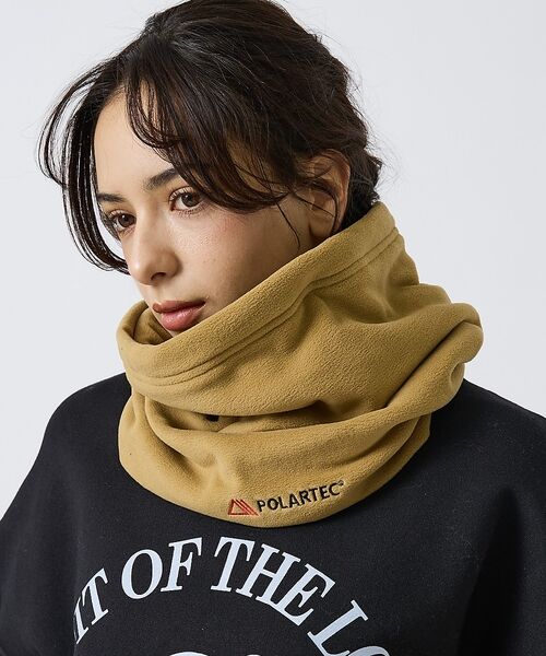 ABAHOUSE / アバハウス マフラー・ショール・スヌード・ストール | 【POLARTEC /ポーラテック】NECKWARMER / ネックウォーマー/（ベージュ）