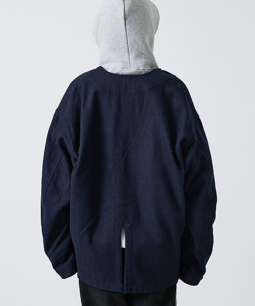 ABAHOUSE / アバハウス ブルゾン | 【LUCEBER/ルースバー】 WOOL LINER COAT/ウールライナーコ | 詳細4