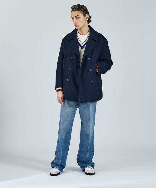 ABAHOUSE / アバハウス ピーコート | 【LUCEBER/ルースバー】WOOL P-COAT/ウールピーコート/ミリタリ | 詳細2