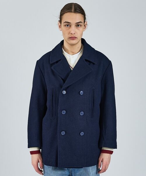 ABAHOUSE / アバハウス ピーコート | 【LUCEBER/ルースバー】WOOL P-COAT/ウールピーコート/ミリタリ | 詳細3