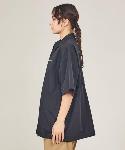 ABAHOUSE / アバハウス シャツ・ブラウス | 【WILDTHINGS / ワイルドシングス】ELASTIC NYLON DEN | 詳細11