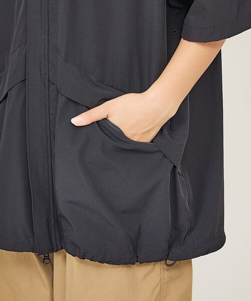 ABAHOUSE / アバハウス シャツ・ブラウス | 【WILDTHINGS / ワイルドシングス】ELASTIC NYLON DEN | 詳細15