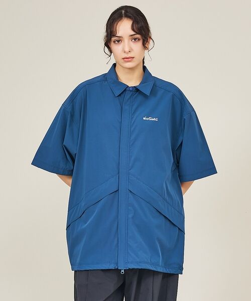 ABAHOUSE / アバハウス シャツ・ブラウス | 【WILDTHINGS / ワイルドシングス】ELASTIC NYLON DEN | 詳細3