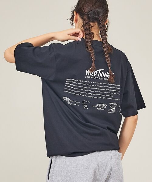 ABAHOUSE / アバハウス Tシャツ | 【WILDTHINGS / ワイルドシングス】OLD ICONS TEE / オ（ブラック）