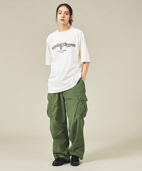 ABAHOUSE / アバハウス Tシャツ | 【Americana（アメリカーナ）×　ORIGINAL Charcoal（オリ | 詳細2