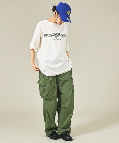 ABAHOUSE / アバハウス Tシャツ | 【Americana（アメリカーナ）×　ORIGINAL Charcoal（オリ | 詳細5