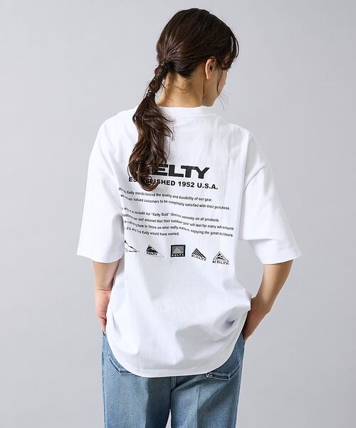ABAHOUSE / アバハウス Tシャツ | 【KELTY / ケルティ】Back History logo T-Shirt(ホワイト)