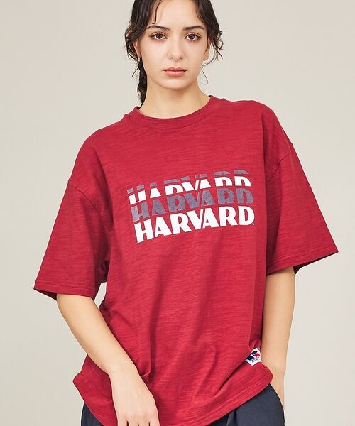 ABAHOUSE / アバハウス Tシャツ | 【RUSSELL ATHLETIC / ラッセル アスレティック】Univers（エンジ）