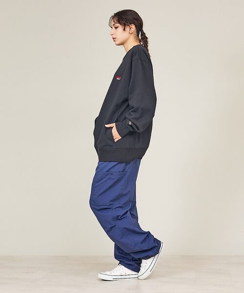 ABAHOUSE / アバハウス スウェット | 【NANGA /ナンガ】ミニロゴ刺繍スウェット/ユニセックス【予約】 | 詳細1