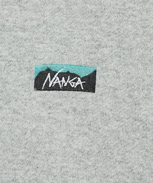 ABAHOUSE / アバハウス スウェット | 【NANGA /ナンガ】ミニロゴ刺繍スウェット/ユニセックス【予約】 | 詳細22