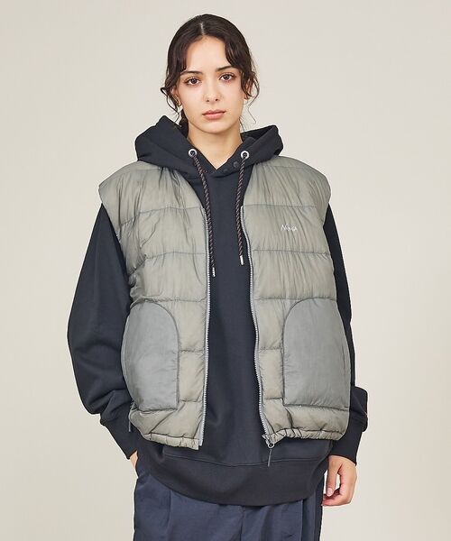 ABAHOUSE / アバハウス パーカー | 【NANGA  /ナンガ】エコハイブリッド ミニボックスロゴ エンブロイダリー | 詳細4