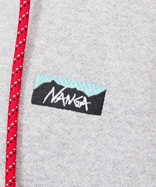 ABAHOUSE / アバハウス パーカー | 【NANGA  /ナンガ】エコハイブリッド ミニボックスロゴ エンブロイダリー | 詳細24