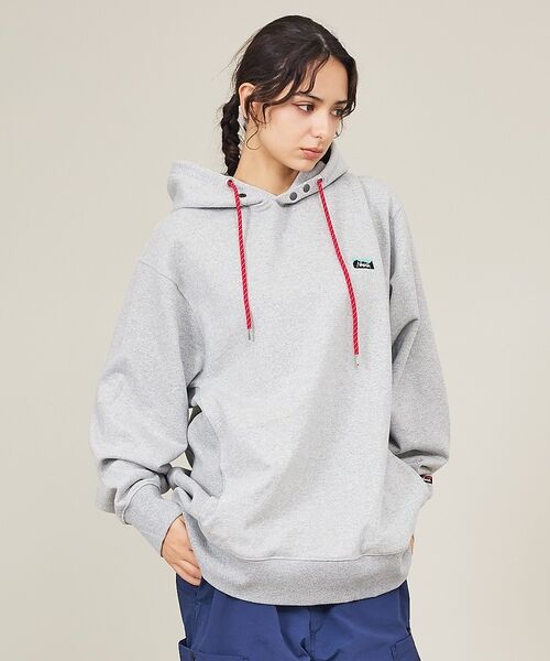 ABAHOUSE / アバハウス パーカー | 【NANGA  /ナンガ】エコハイブリッド ミニボックスロゴ エンブロイダリー | 詳細17