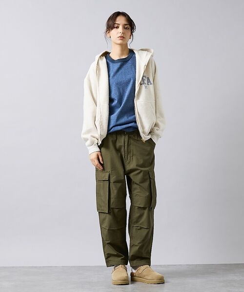 ABAHOUSE / アバハウス パーカー | 【REMI RELIEF / レミ レリーフ】  SP加工 起毛裏毛 ZIPパー | 詳細1