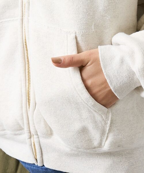 ABAHOUSE / アバハウス パーカー | 【REMI RELIEF / レミ レリーフ】  SP加工 起毛裏毛 ZIPパー | 詳細10