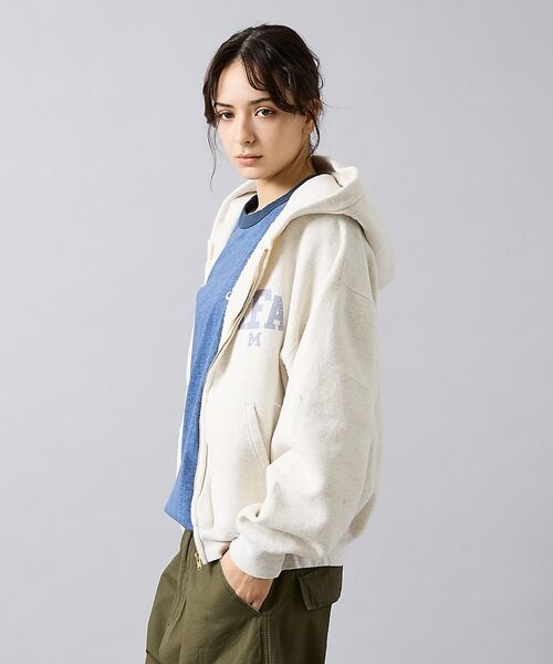 ABAHOUSE / アバハウス パーカー | 【REMI RELIEF / レミ レリーフ】  SP加工 起毛裏毛 ZIPパー | 詳細3