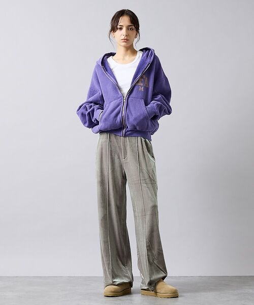 ABAHOUSE / アバハウス パーカー | 【REMI RELIEF / レミ レリーフ】  SP加工 起毛裏毛 ZIPパー | 詳細20