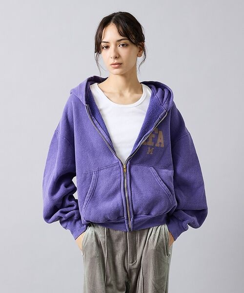 ABAHOUSE / アバハウス パーカー | 【REMI RELIEF / レミ レリーフ】  SP加工 起毛裏毛 ZIPパー | 詳細21
