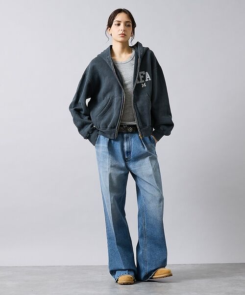 ABAHOUSE / アバハウス パーカー | 【REMI RELIEF / レミ レリーフ】  SP加工 起毛裏毛 ZIPパー | 詳細24