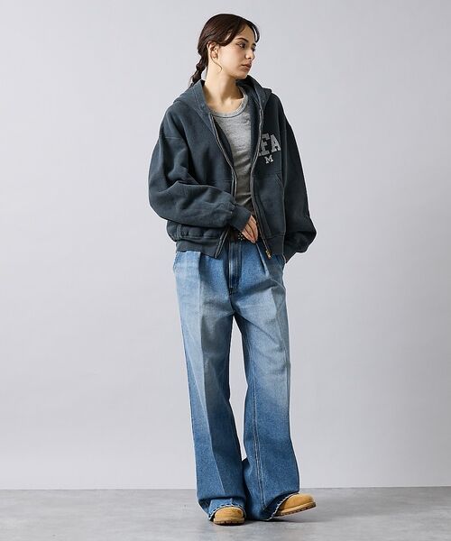 ABAHOUSE / アバハウス パーカー | 【REMI RELIEF / レミ レリーフ】  SP加工 起毛裏毛 ZIPパー | 詳細25